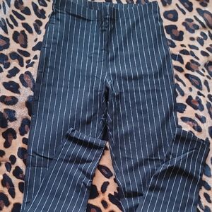 Forever 21 Black and White Striped Leggings